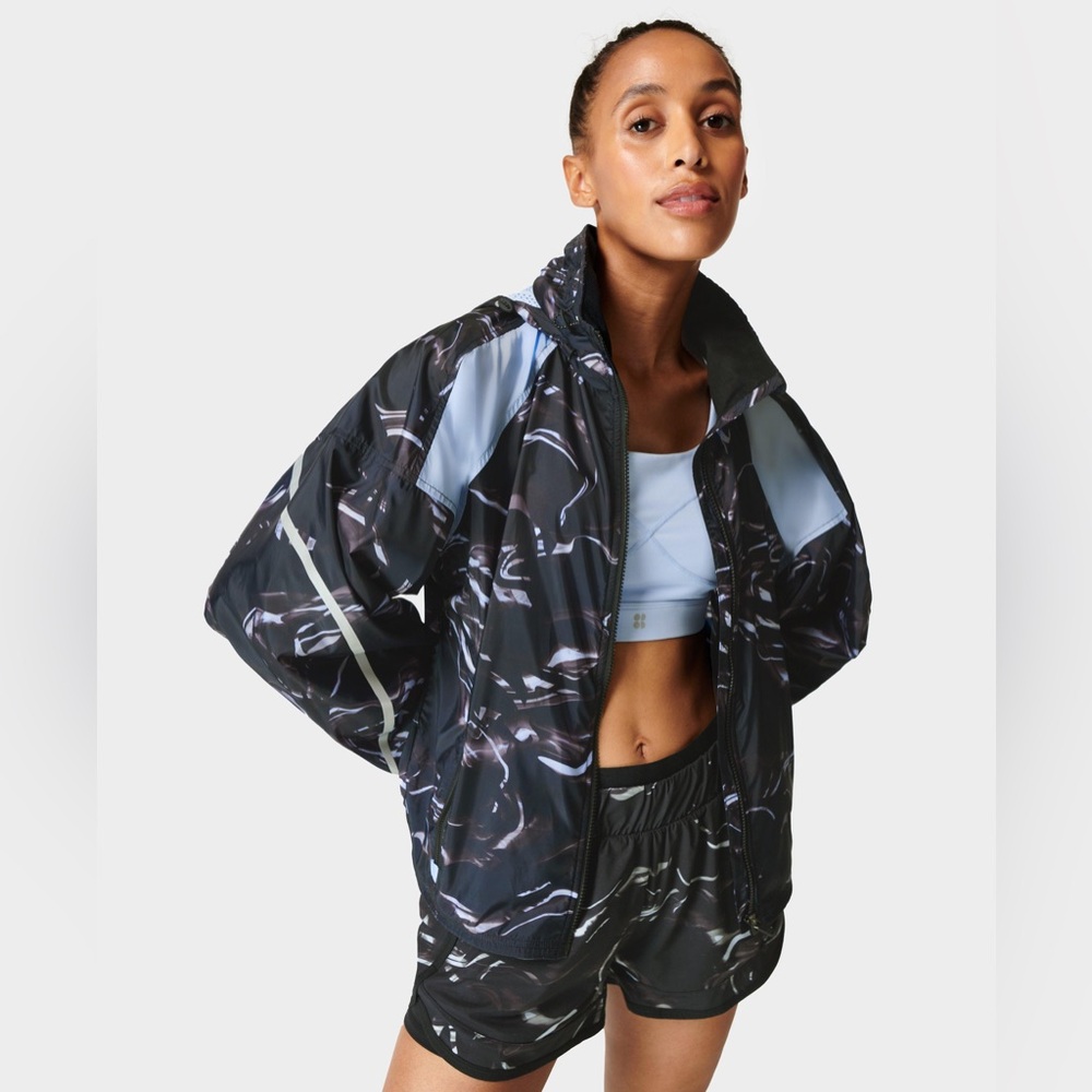 Sweaty Betty NWOT Black and White Jacket